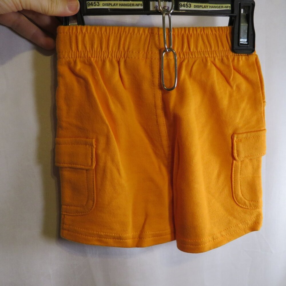 Baby Orange Floral Bodysuit & Shorts 6mts 100% cotton - Picture 5 of 10